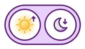 Sun and moon toggle
